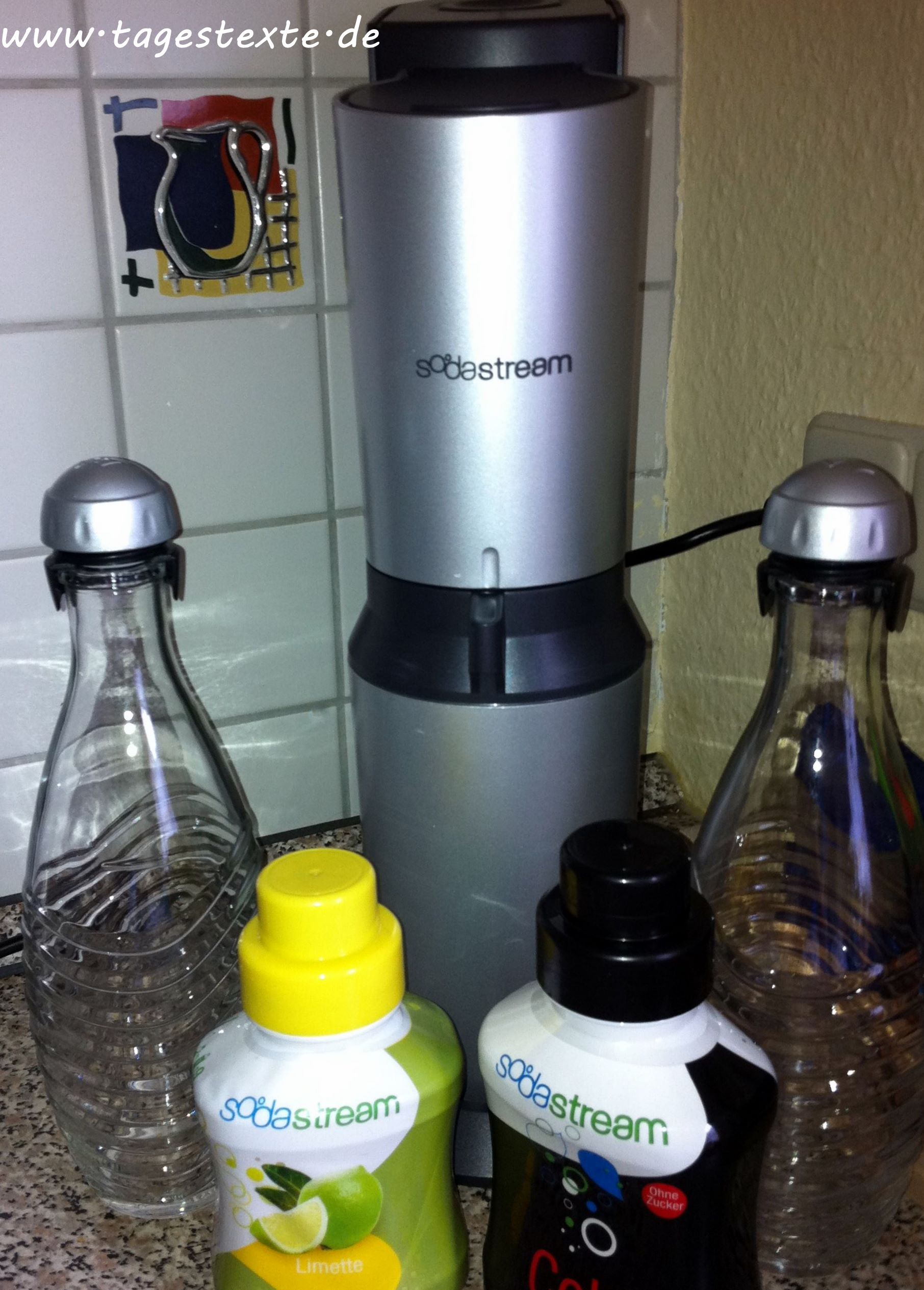 Bei uns sprudelt jetzt der SodaStream Crystal… – Mineralwasser ohne Kisten schleppen