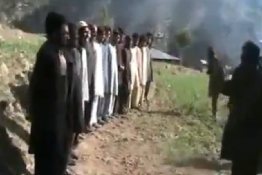 [Video] Massenexekution von Polizisten durch Taliban